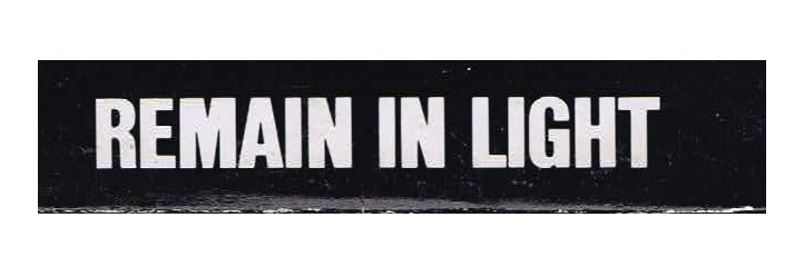 Remain In Light DVD & BLU-RAY mei releases