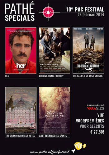 10e Pathé PAC Filmfestival
