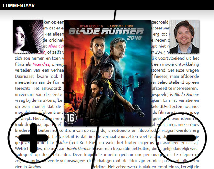 Plus-Min recensie: Blade Runner 2049 