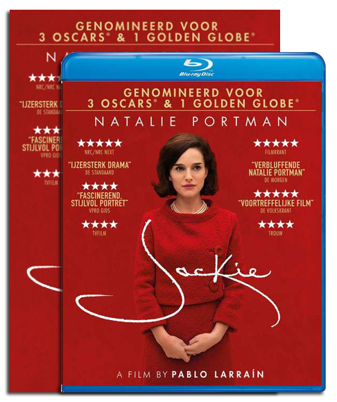 Het Oscargenomineerde JACKIE, met Natalie Portman, vanaf 20 juni op DVD en BD