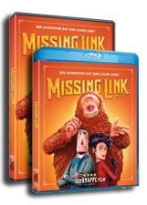 De animatiefilm MISSING LINK - van de makers van The BoxTrolls - vanaf 14 augustus te koop