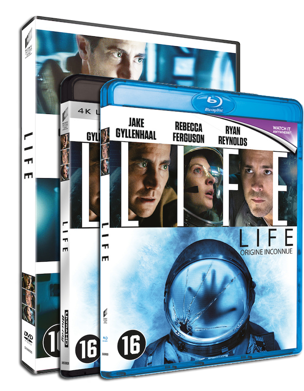 De science-fiction thriller LIFE is vanaf 16 augustus te koop op DVD, Blu-ray Disc en UHD