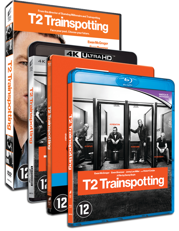 Na 20 jaar terug: T2 TRAINSPOTTING - vanaf 28 juni op DVD, BD, Steelbook en UHD