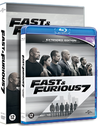 Fast & Furious 7 Extended Edition vanaf 12 augustus op Blu-ray Disc