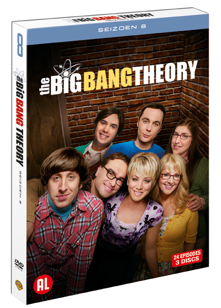 Het 8e seizoen van het populaire The Big Bang Theory komt op 18 november uit op DVD